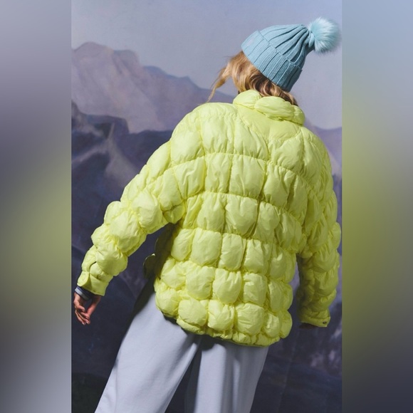 Free People Scrunchy Glossy Pippa Packable Puffer Jacket Size Small NWT - Picture 3 of 12